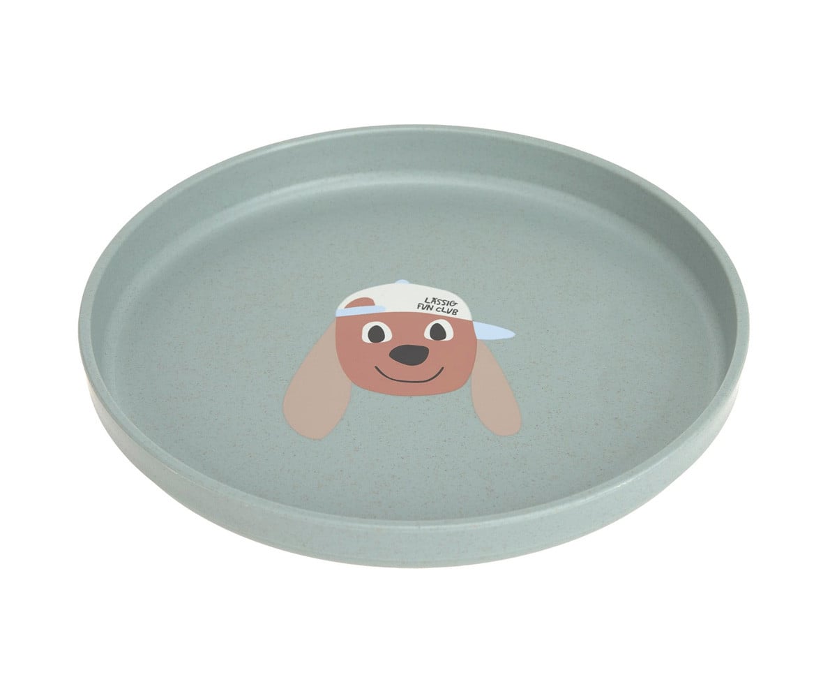 Assiette Antidérapante Eco Tiny Team Dog