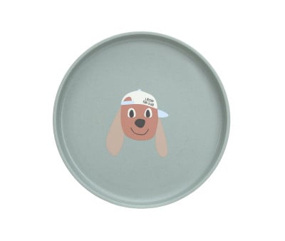 Assiette Antidérapante Eco Tiny Team Dog