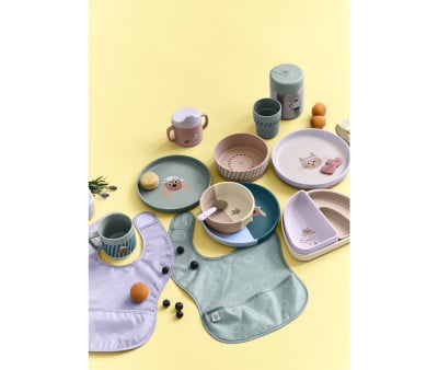Assiette Antidérapante Eco Tiny Team Dog