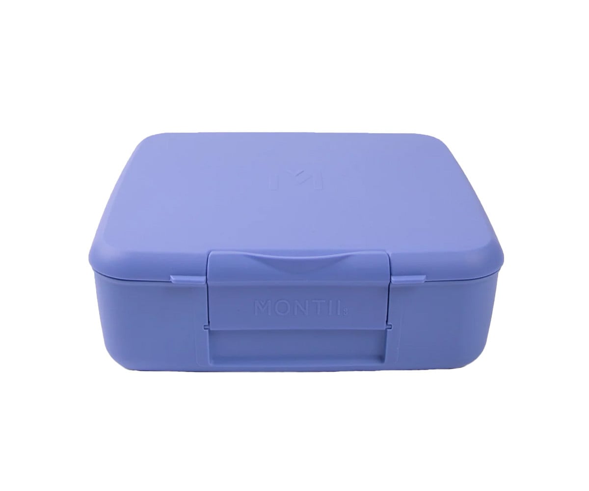 Lancheira Feast Blue Splash de 4 compartimentos