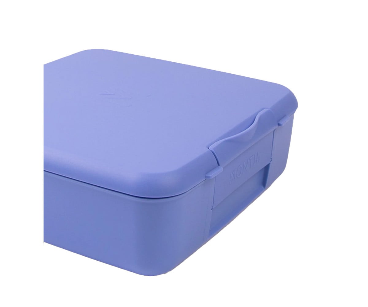 Lancheira Feast Blue Splash de 4 compartimentos