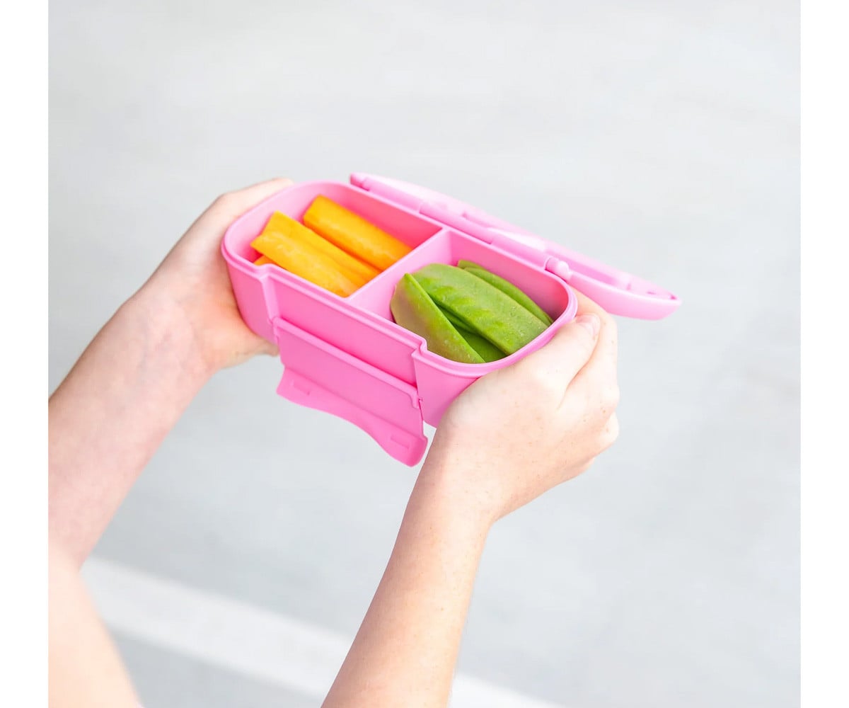 Boîte à Lunch Snack à 2 Compartiments Pink Floss