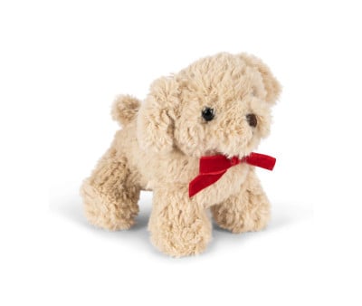 Mini Peluche Baby Animals Beige Dog