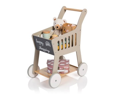 Carrito de la Compra Rubus Gris/Natural