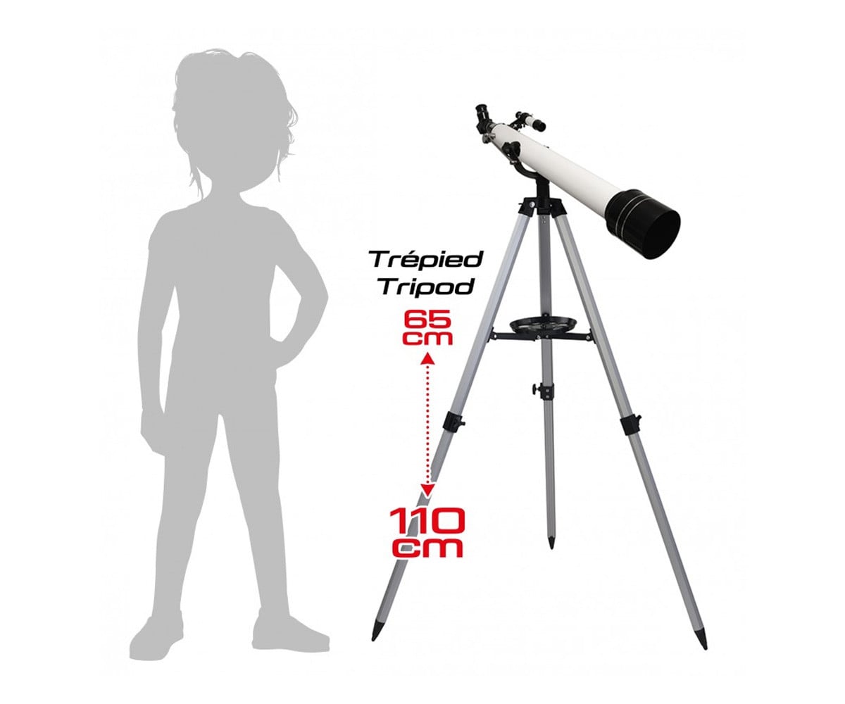 Telescópio com 40 atividades