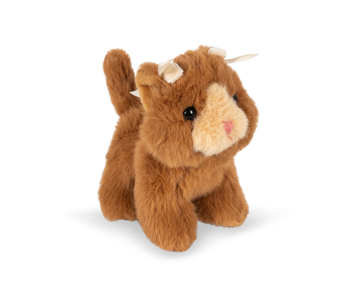 Baby Animals Brown Cat Mini Plush
