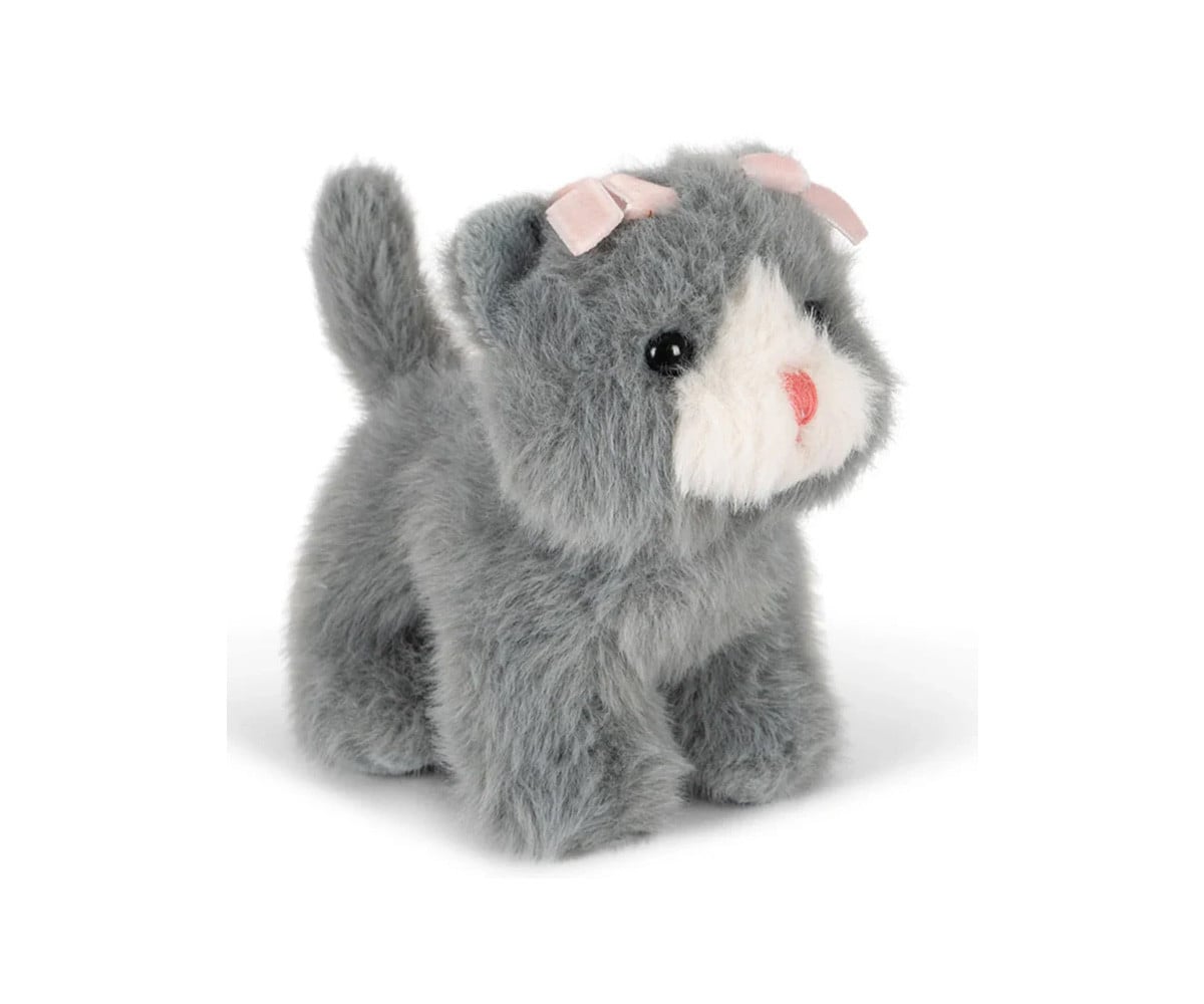 Baby Animals Grey Cat Mini Plush