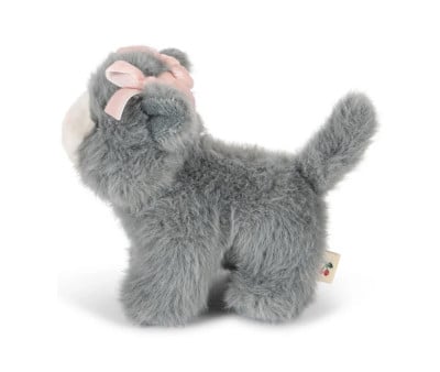 Baby Animals Grey Cat Mini Plush