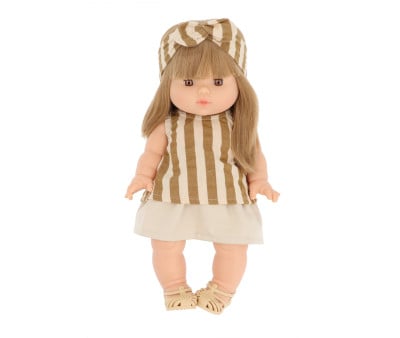 Muñeca Gordis Nina con Conjunto de Ropa Zadig, Diadema y Cangrejeras