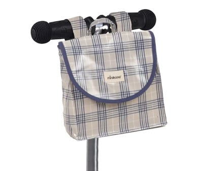Bolsa para Manillar Algodón Carreaux Bleu