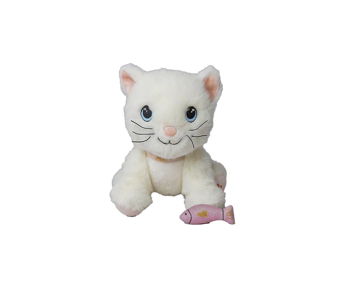 Peluche Articulado Dinkum Cat Lux White