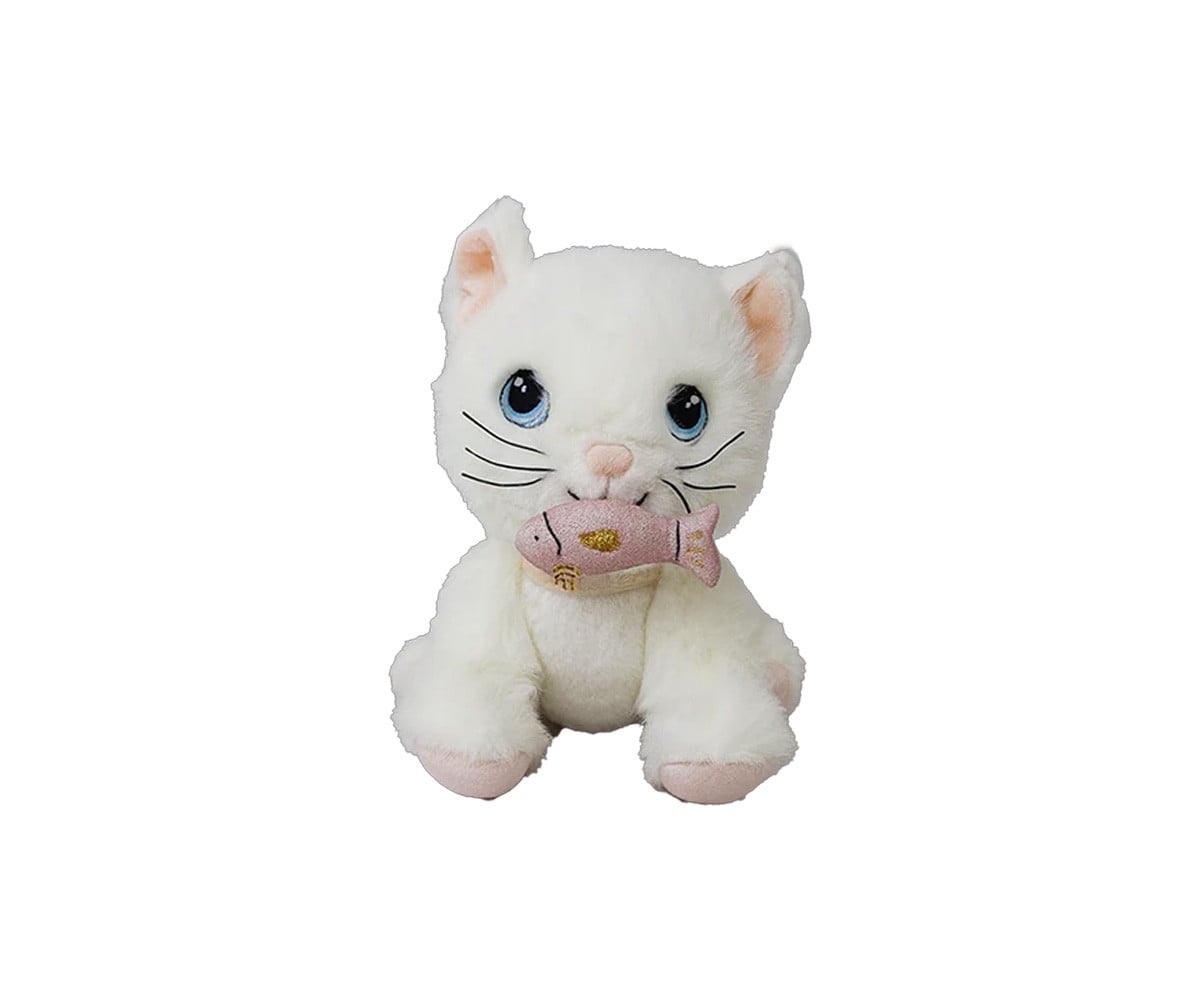 Peluche Articulado Dinkum Cat Lux White