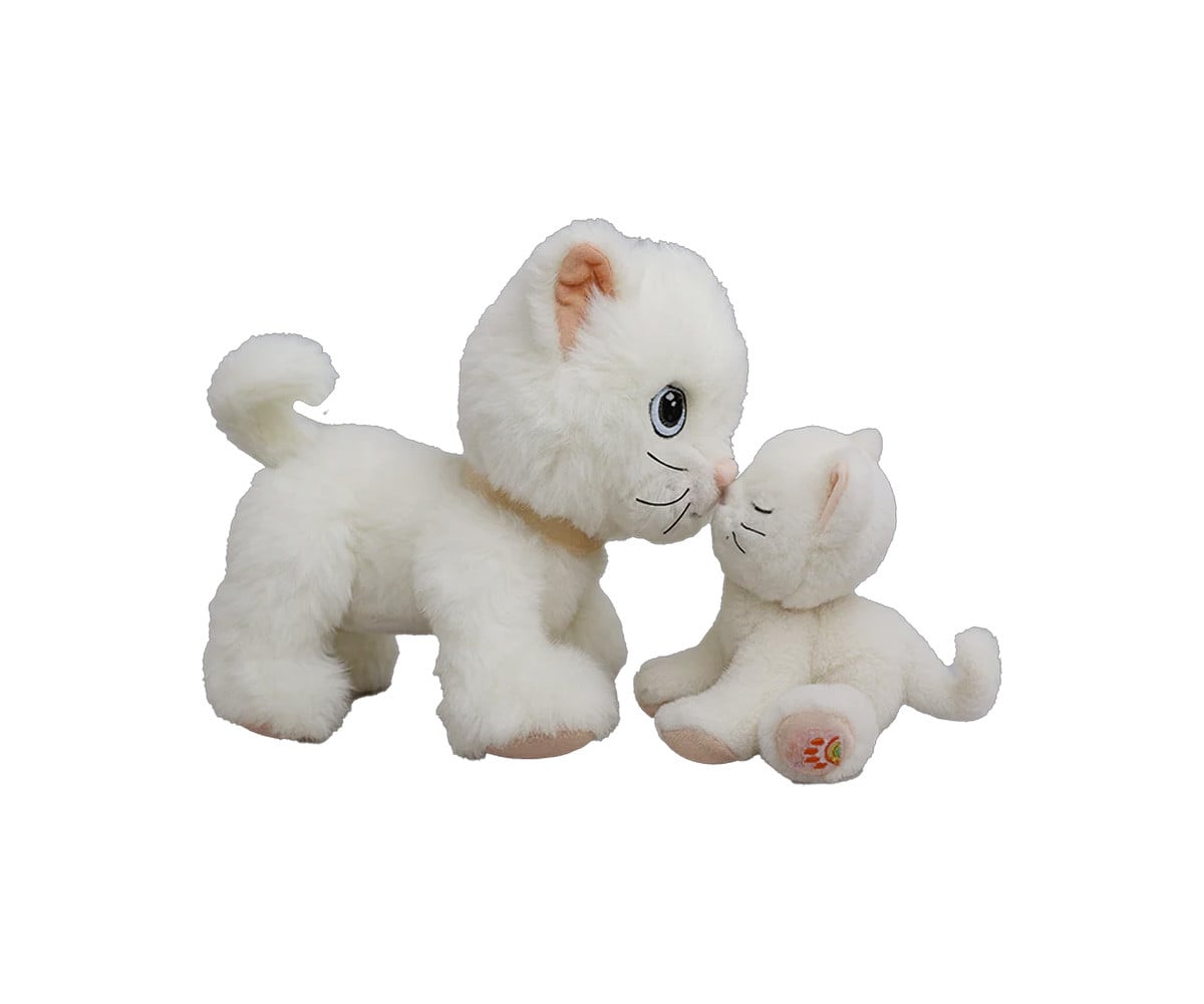 Peluche Articulado Dinkum Cat Lux White