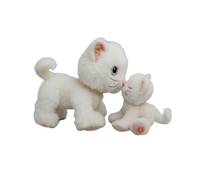 Peluche Articulado Dinkum Cat Lux White