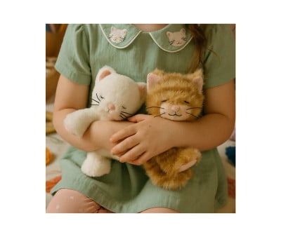 Peluche Binky Kitten Koda Ginger