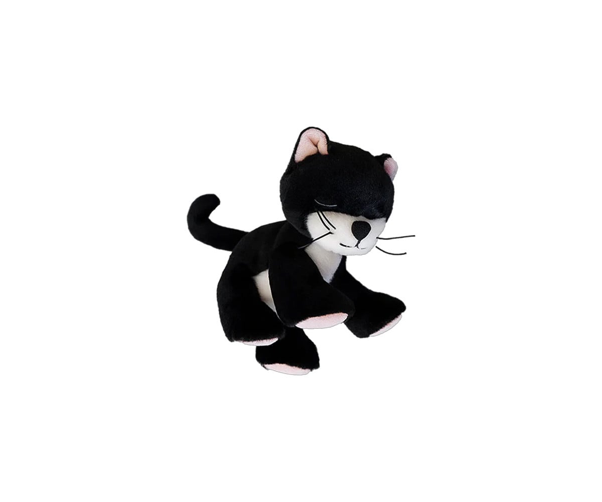 Peluche Binky Kitten Kit Black and White