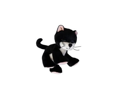 Peluche Binky Kitten Kit Black and White