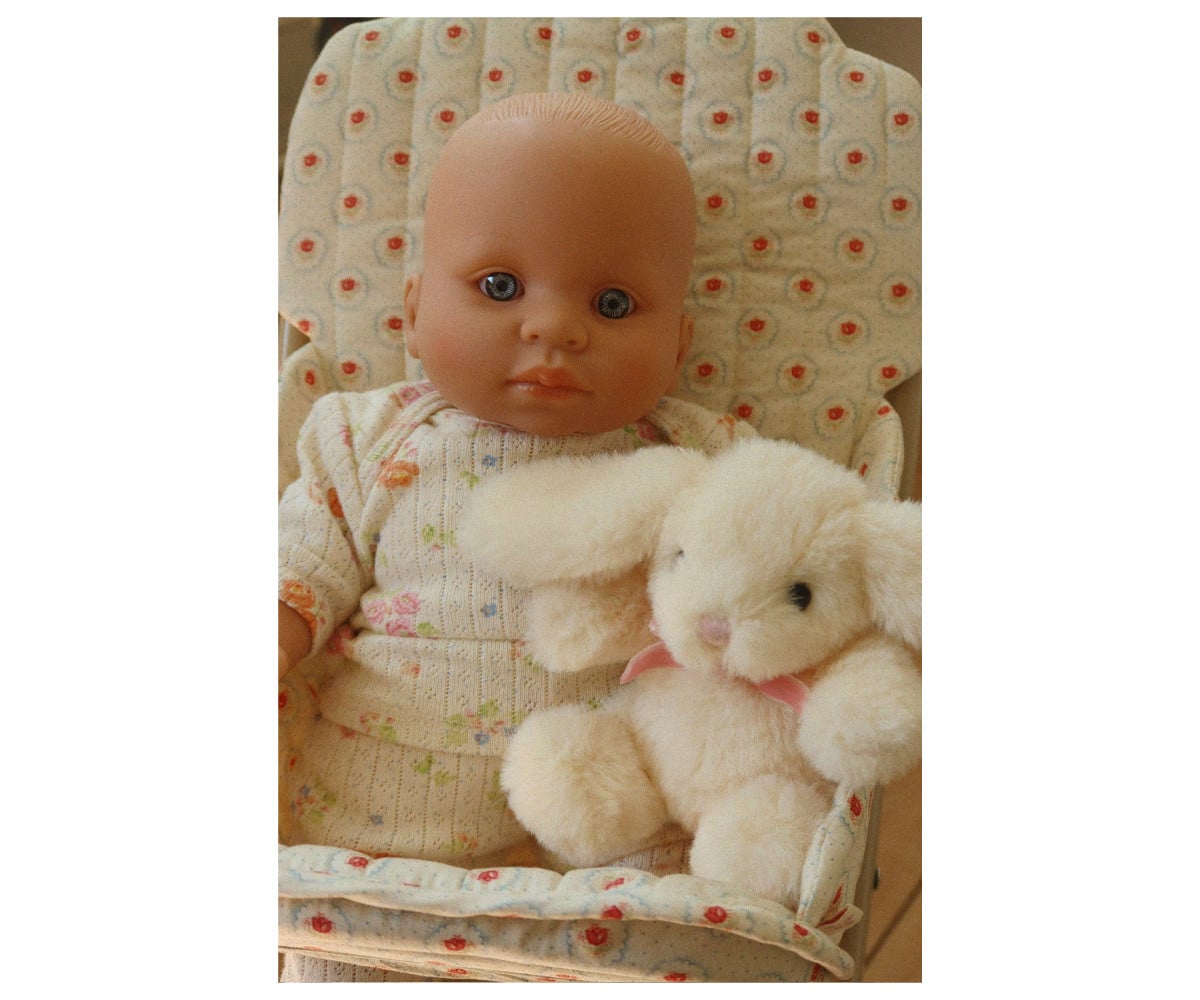 Boneca de pelúcia com coelhinho de pelúcia Nonoka 34cm