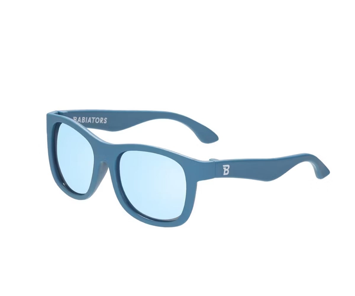 Óculos de sol flexíveis (+6 anos) Lentes polarizadas Navigator, azul meia-noite, azul claro, espelha