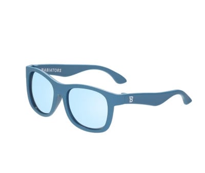 Óculos de sol flexíveis (+6 anos) Lentes polarizadas Navigator, azul meia-noite, azul claro, espelha