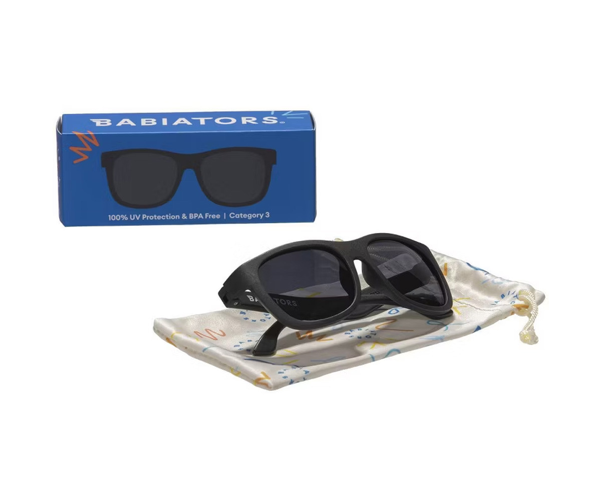 Lunettes de Soleil Navigators Flexibles (+6 ans) Jet Black Smoke Lenses