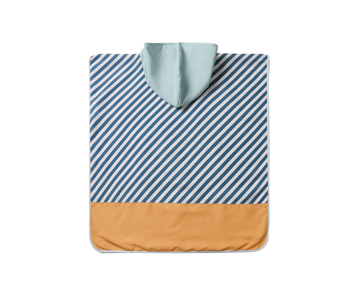 Beach Poncho Stripes Blues & Beyond