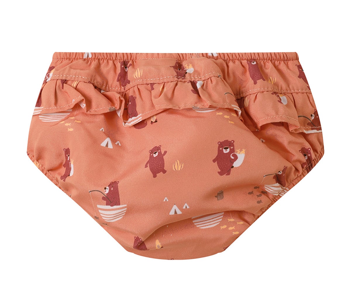 Cueca com fraldas Camping Folhos