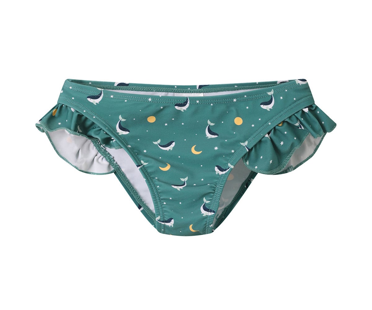 Cueca de Banho Whale Teal