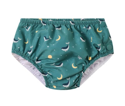 Bañador Pañal Whale Teal