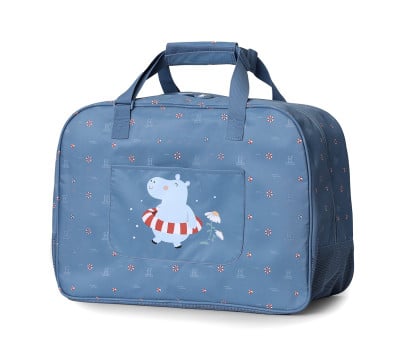 Bolso de Playa con Rejilla Hippos Personalizable