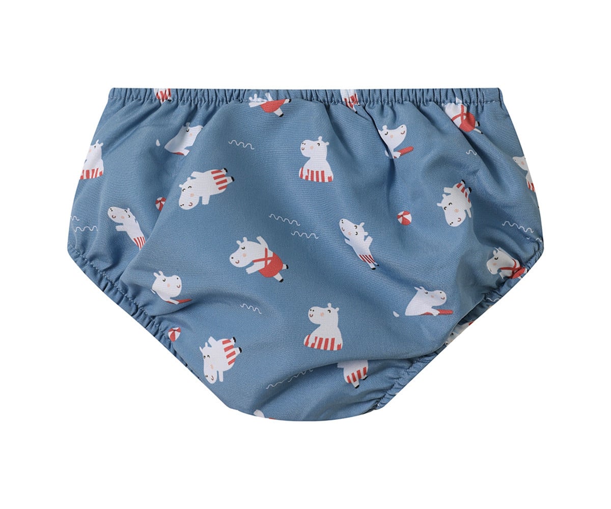 Cueca com fralda Hippos