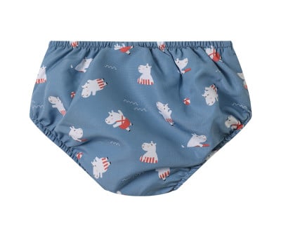 Cueca com fralda Hippos