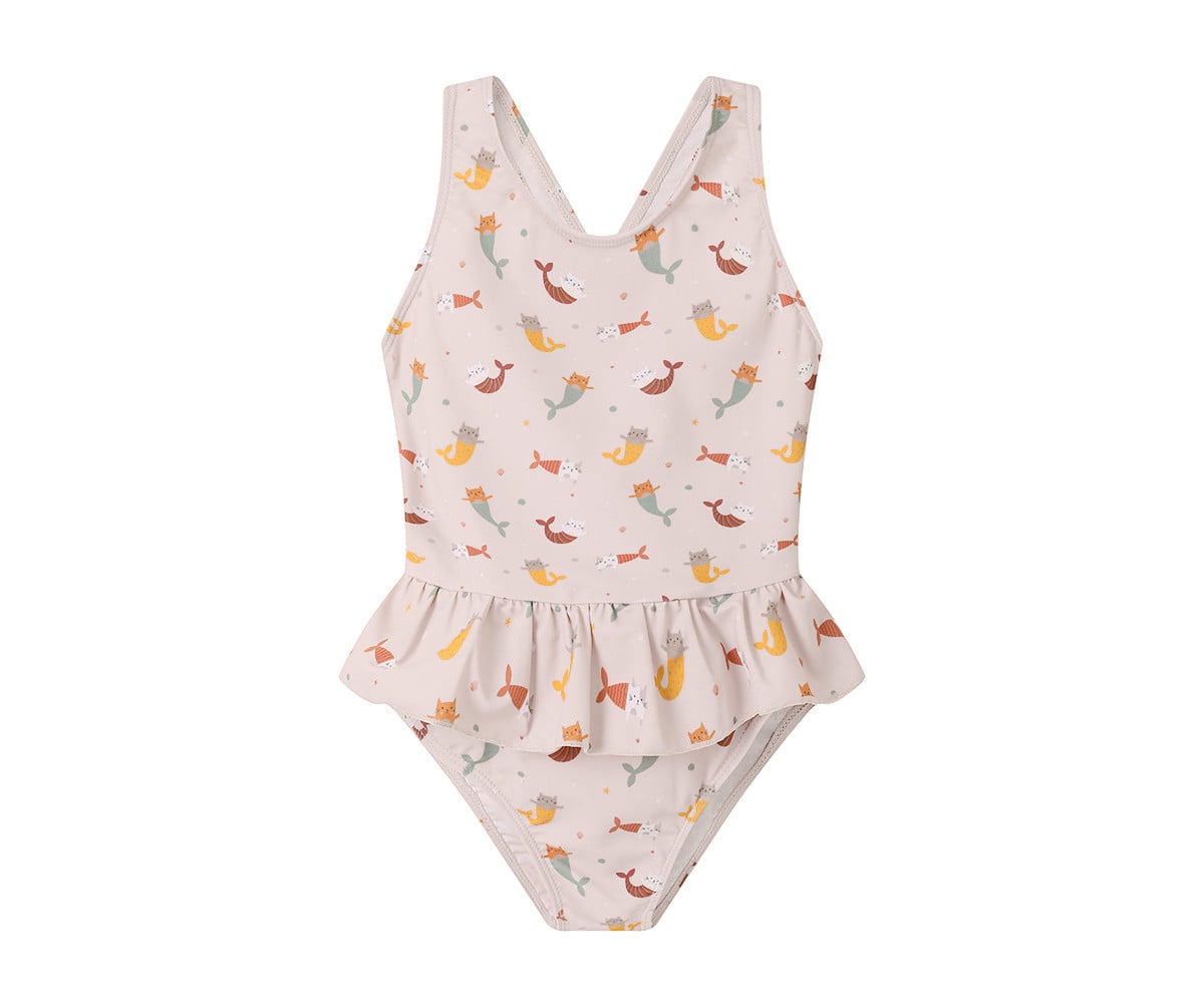 Fato Cruzado com folhos  Mermaid Cats