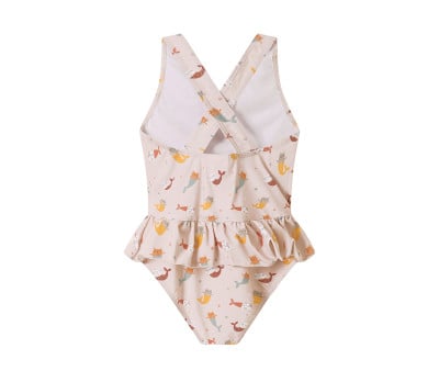 Fato Cruzado com folhos  Mermaid Cats