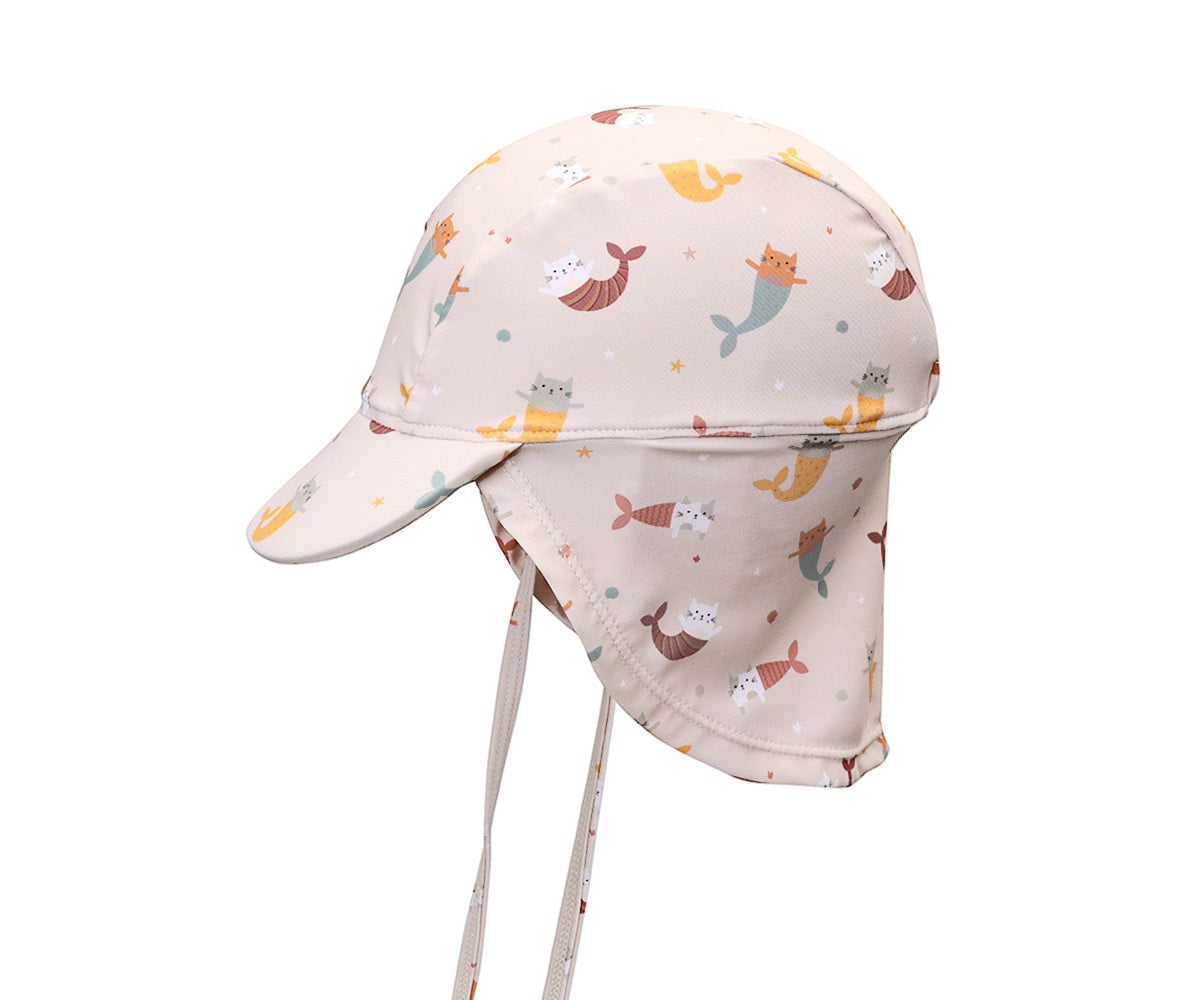 Gorro Playa Bebé Mermaid Cats