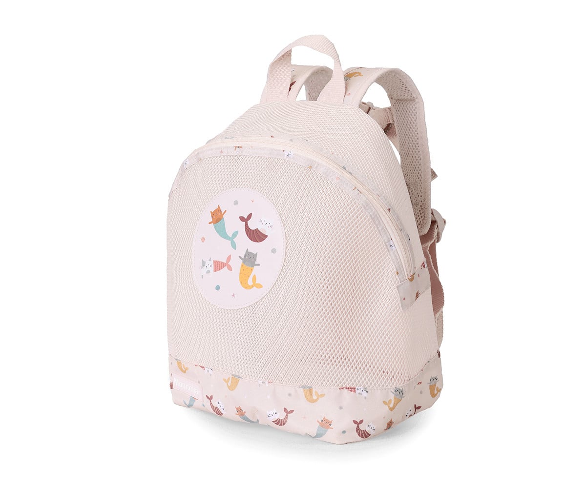 Sand Free Beach Backpack Mermaid Cats