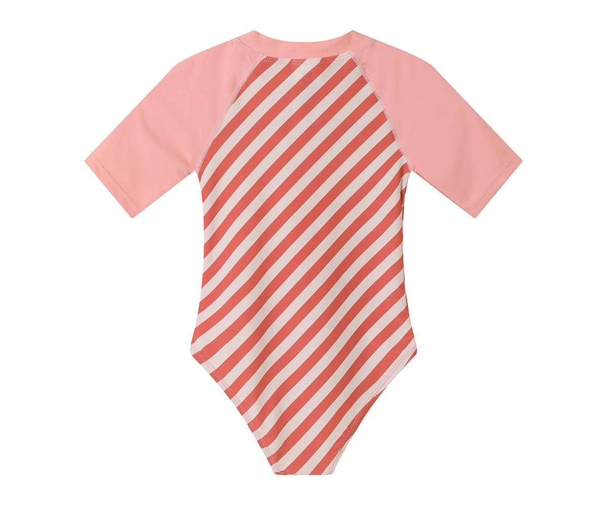 Fato Stripes com zíper Bloom & Blush