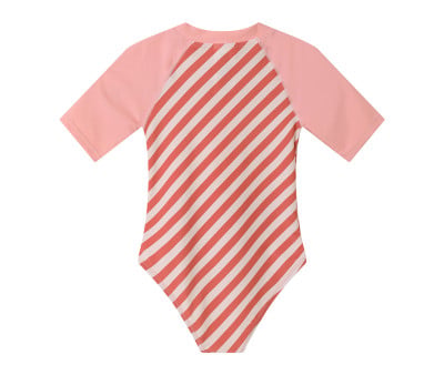 Fato Stripes com zíper Bloom & Blush