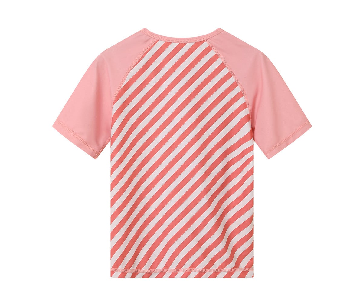 Camiseta de proteção solar Stripes Bloom & Blush