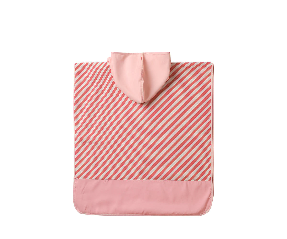 Beach Poncho Stripes Bloom & Blush