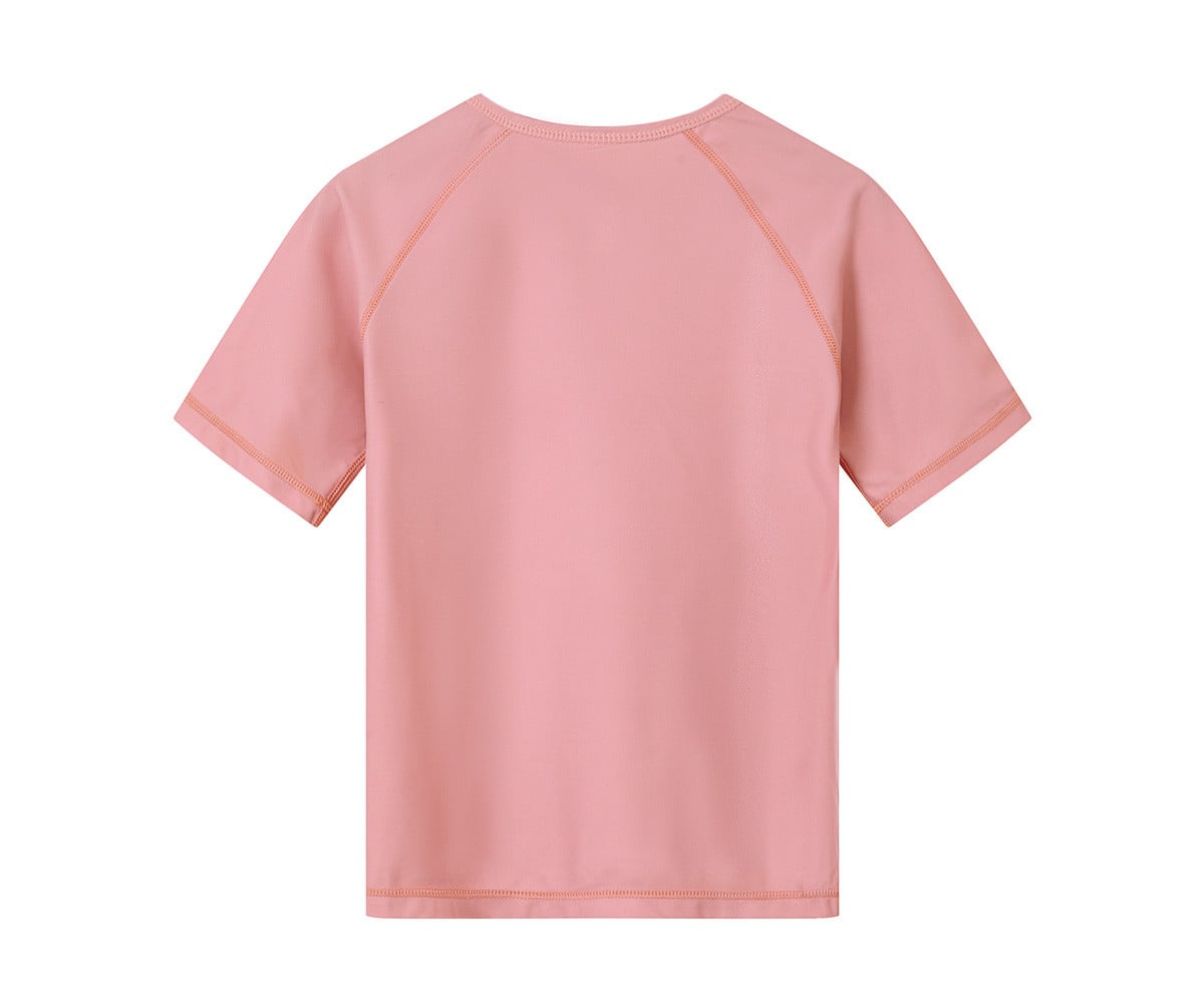 Camiseta de proteção solar Rosa Whale Pink