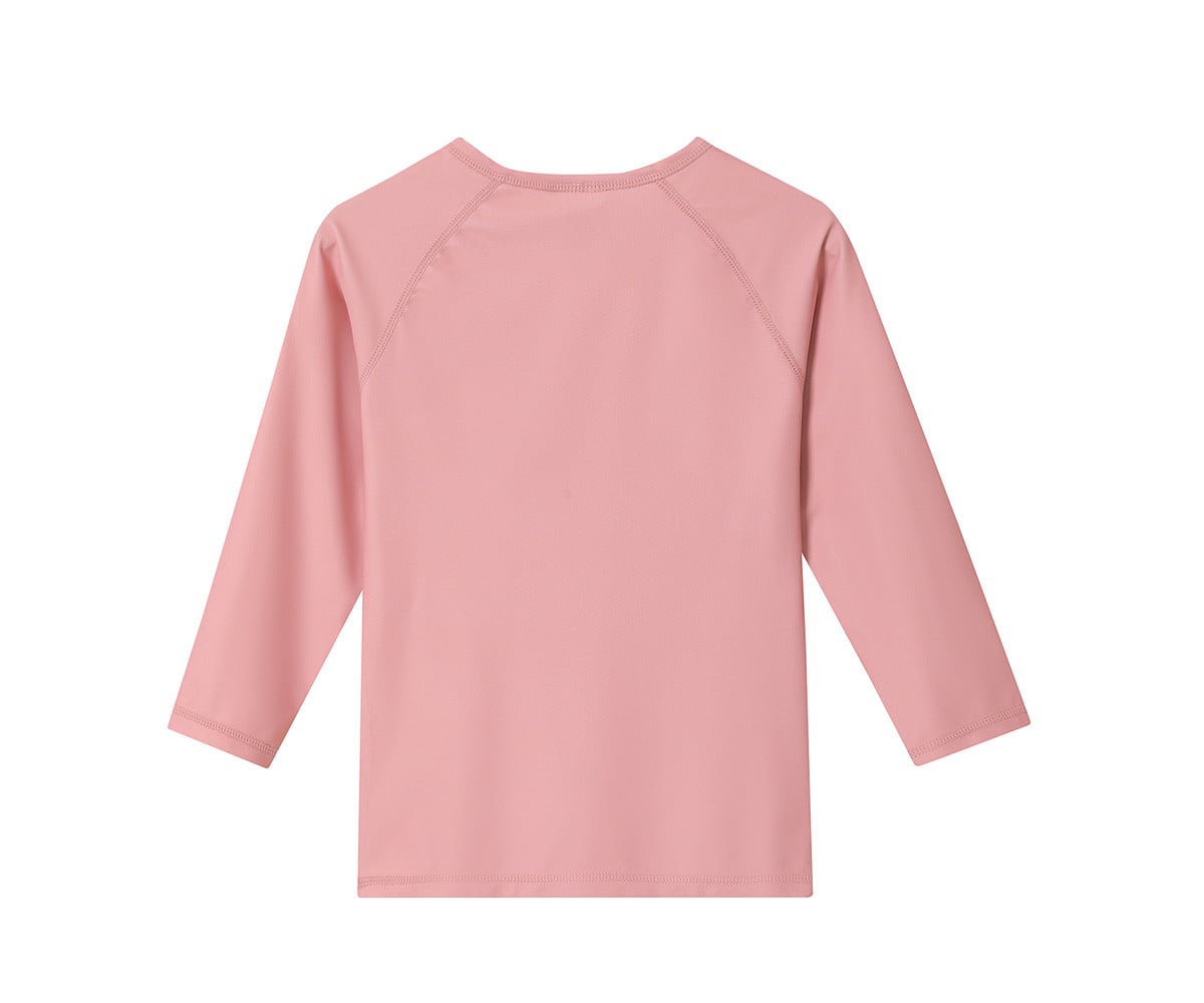 Camiseta de proteção solar de manga comprida Whale Pink