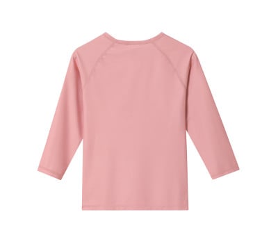 Camiseta de proteção solar de manga comprida Whale Pink