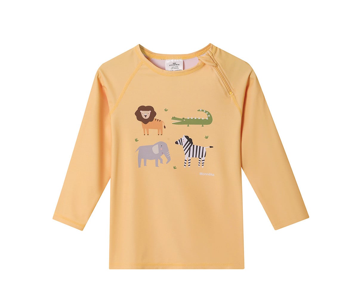 Camiseta de proteção solar de manga comprida Wild Animals