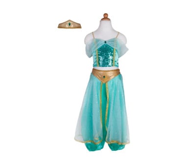 Abito Principessa Jasmine Turchese