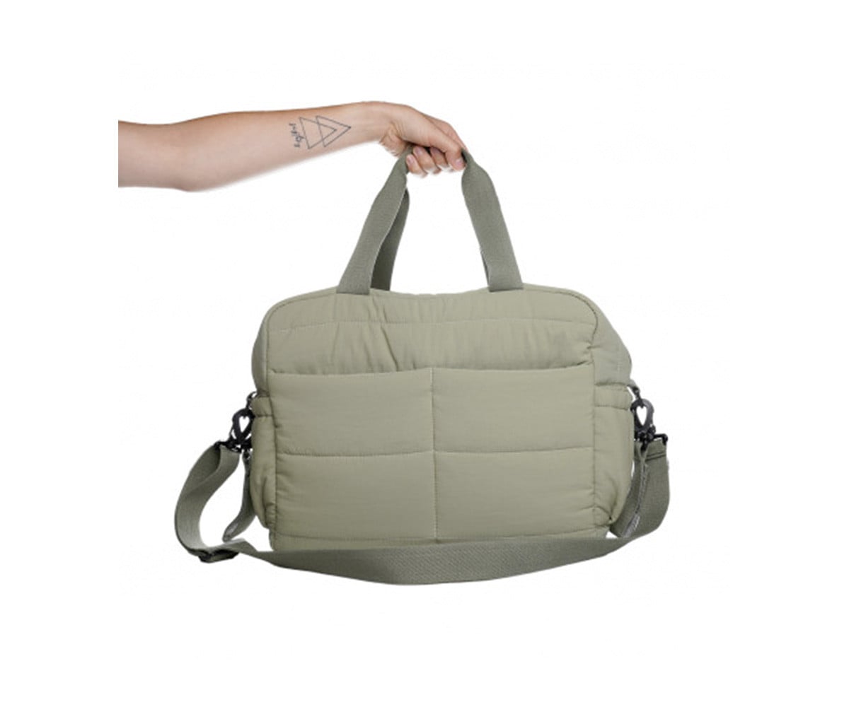 Borsa Passeggino Pluméa con Fasciatoio Cactus Green