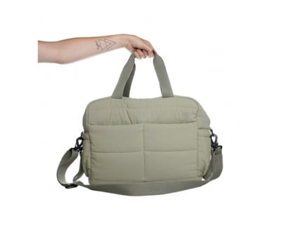 Borsa Passeggino Pluméa con Fasciatoio Cactus Green