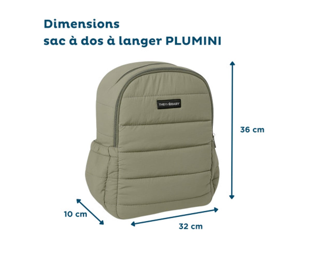 Sac à Dos à Langer Plumini Vert Cactus
