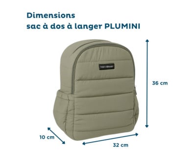 Sac à Dos à Langer Plumini Vert Cactus