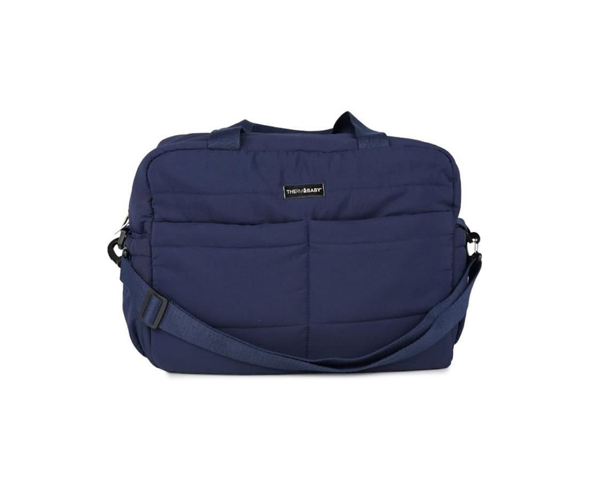 Bolsa Carro Bebé Pluméa Bleu Nuit com Muda Fraldas
